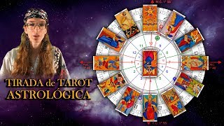 TIRADA de TAROT ASTROLÓGICA  LAS 12 CASAS [upl. by Ailalue]