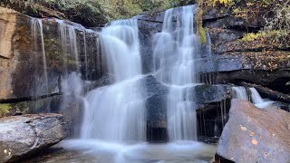 Cedar Rock Falls Pisgah Ranger district NC [upl. by Amling]