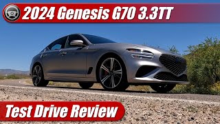 2024 Genesis G70 Sport Prestige RWD Test Drive Review [upl. by Otilegna]