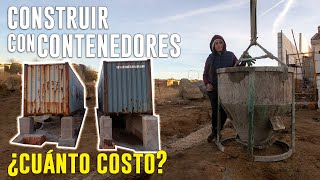 CIMENTACIÓN CASA CON CONTENEDORES  ¿Cuánto cuestan los cimientos para una CASA PREFABRICADA [upl. by Norret779]