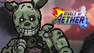 FNaF 3 Trailer Theme  Springtrap Mod for Rivals of Aether [upl. by Glaudia]