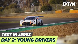 New drivers  Day 2 of DTM Young Drivers Test in Jerez Spain [upl. by Alusru]