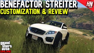 Benefactor Streiter Customization amp Review  GTA Online [upl. by Euqinitram]