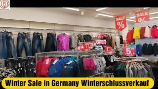 Winter Sale in Germany  Winterschlussverkauf auf Kleidung [upl. by Ellehcit]