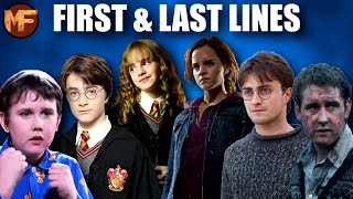 The First amp Last Lines of 60 Harry Potter Characters [upl. by Sivra]