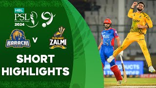 Short Highlights  Karachi Kings vs Peshawar Zalmi  Match 29  HBL PSL 9  M1Z2U [upl. by Grantland]