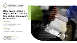 45 Minutes on How much sorting is required for a circular low carbon aluminium economy [upl. by Devan]