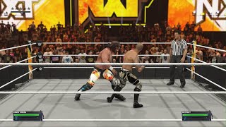 WWE 2K24 kenny omega vs ricochet [upl. by Ecirtam50]