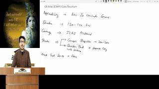 CA Final SCMPE Lecture 1 for MAY 2021 Onwards Exams  Basic Concepts  By AIR 1 Atul Agarwal [upl. by Asemaj779]