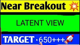 LATENT VIEW SHARE LATEST NEWS TODAYLATENT VIEW SHARE ANALYSISLATENT VIEWS SHARE TARGET [upl. by Fife]