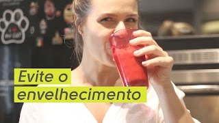 EVITE O ENVELHECIMENTO DA PELE SUCO DA BELEZA  Dica de Receita 01 [upl. by Eelan914]