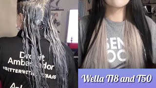 Wella T18 and T50 Toner [upl. by Notak272]