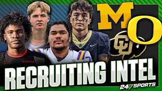 Latest College Football Recruiting Intel 🧠 🏈  Michigan Wolverines Oregon Ducks Colorado Buffs [upl. by Jacob]