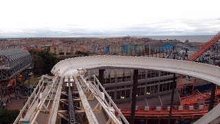 The Avalanche 4K Front Seat POV  Blackpool Pleasure Beach [upl. by Silsbye94]