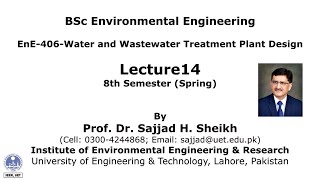 Lec14 Water amp Wastewater Treatment Plant Design EnE406 [upl. by Morris]