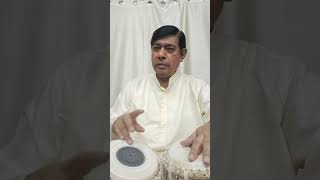 Lesson of kaida By pandit kishore banerjee  Top Grade Tabla Player from Delhi in teental [upl. by Miran49]