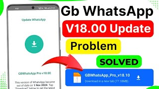 How To Update Gb WhatsApp v1810  Gb WhatsApp Latest v1810 Update  Gb WhatsApp Update [upl. by Mya]