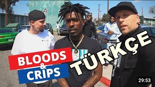 Amerikada Los Angelesin en tehlikeli mahallesi bloods amp crips üyeleriyle 🇺🇸🏡⚔️ [upl. by Yelak]