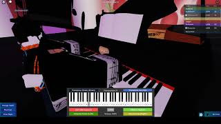 Giornos Theme  Golden Wind  Roblox Virtual Piano [upl. by Cris354]