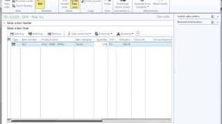 Dynamics AX 2012 Trade  Sales Order  Sales Order [upl. by Omar]