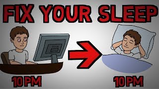 How To Fix Your Sleep Schedule  Reset Your Sleep Pattern animated [upl. by Ardle]