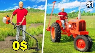 MEGA FARM from 0 on FLAT MAP 🚜 NO LEASING 🚜 1 [upl. by Jerrilee]