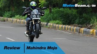 Mahindra Mojo Review World Exclusive  MotorBeam [upl. by Hbahsur]