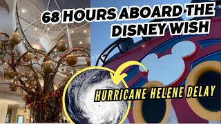 68 Hours Aboard the Disney Wish  DELAYED By Hurricane  Fall Decor amp Castaway Cay  Cruise Shopping [upl. by Jacenta]