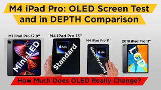 Nanotexture VS Standard Glass OLED M4 iPad Pro Screen Testing [upl. by Garrison477]