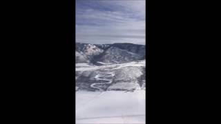 Canadair Regional Jet CRJ700 Cabin View Takeoff Aspen Colorado KASE [upl. by Aliakam]