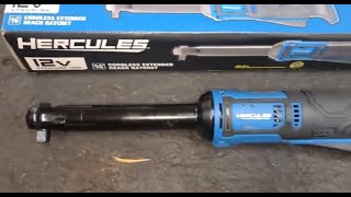 Review of the Hercules Extended 38quot Ratchet Wrench 12v at Harbor Freight [upl. by Vitia]