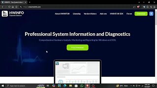 HOW TO DOWNLOAD AND INSTALL HWiNFO  TOOL TO MONITOR AND ANALYZE WINDOWS HARDWARE INFO IN REALTIME [upl. by Elianora855]