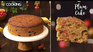 Plum Cake Recipe  Eggless amp Non Alcoholic Cake  Christmas Cake Recipe  Rich Fruit Cake Recipe [upl. by Ttihw]