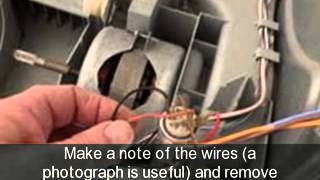 How to change the motor on a tumble dryer Ariston Creda Hotpoint Indesit Proline ETC [upl. by Basile720]