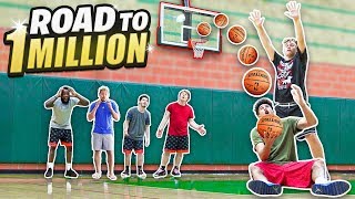 2HYPE TRICKSHOT BASKETBALL TO 1 MILLION SUBSCRIBERS [upl. by Ssidnak]