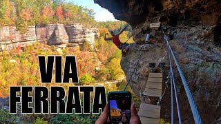 Southeast Mountain Guides VIA FERRATA  Campton Kentucky [upl. by Adai859]