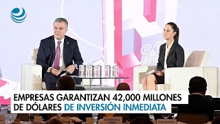 Empresas garantizan 42000 millones de dólares de inversión inmediata [upl. by Bust]