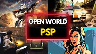 TOP 20 BEST OPEN WORLD GAMES ON PSP [upl. by Inor]