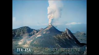 1944  Eruption Of Mount Vesuvius Colorized [upl. by Cutter]