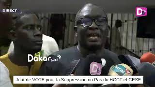 L’Assemblée rejette le projet de loi portant suppression du HCCT et du CESE Reaction de Ayib Daffé [upl. by Mayyahk318]