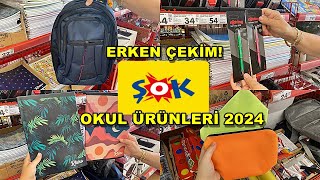 ŞOK KIRTASİYE ÜRÜNLERİ 2024  OKULA DÖNÜŞ KIRTASİYE ALIŞVERİŞİM [upl. by Ohploda]