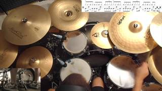 MESHUGGAH  quotStengahquot drum cover and transcription by Lorenzo Barbera [upl. by Airelav]