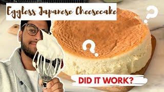 We made Eggless Japanese Cheesecake for the first time Did it work Bake With Shivesh Vlogs [upl. by Ellebasi]