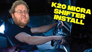 K SWAPPED MICRA BILLET SHIFTER INSTALL [upl. by Uriia]