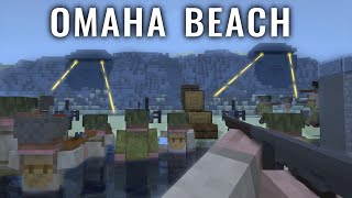 Firstperson DDAY in Minecraft  Omaha Beach Landing [upl. by Anzovin]