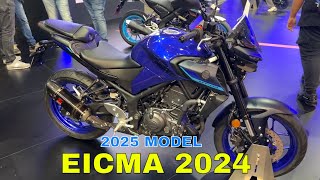 Yamaha MT03 2025 Walkaround  EICMA 2024 Fiera Milano RHO [upl. by Orutra]