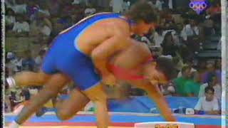 Dan Henderson USA Vs Ramadan Egypt Barcelona Olympics [upl. by Dine]