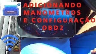 Configurando Manometros e Configurando o TORQUE no Mini Scanner OBD2 [upl. by Akihsat]