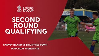 FA CUP HIGHLIGHTS  Canvey Island VS Braintree Town 16923 11 [upl. by Sedgewake]