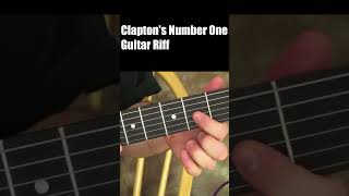 Claptons Number 1 Rock Guitar Riff EASY To LEARN 😳 [upl. by Fernand]